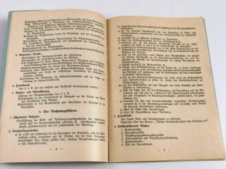 "Die Sonderdienste der Unteroffiziere und Eingeteilten im inneren Dienst einer Einheit" datiert 1940, 28 Seiten, DIN A5