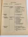 "Die Sonderdienste der Unteroffiziere und Eingeteilten im inneren Dienst einer Einheit" datiert 1940, 28 Seiten, DIN A5