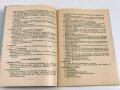 "Die Sonderdienste der Unteroffiziere und Eingeteilten im inneren Dienst einer Einheit" datiert 1940, 28 Seiten, DIN A5