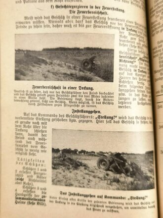 "Der Dienstunterricht im Heere, Ausgabe für den Panzerabwehrschützen" datiert 1940, 378 Seiten