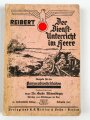 "Der Dienstunterricht im Heere, Ausgabe für den Panzerabwehrschützen" datiert 1940, 378 Seiten