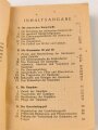 "Taschenbuch für die Ausbildung im Gasabwehrdienst" datiert 1944, 290 Seiten und Anlagen