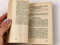 "Taschenbuch für die Ausbildung im Gasabwehrdienst" datiert 1944, 290 Seiten und Anlagen