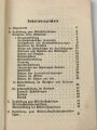 H. Dv. 472 "Ausbildungsvorschrift für Kraftfahrtruppen" Heft 1 die Ausbildung am Kraftfahrzeug, datiert 1933, 87 Seiten, DIN A6