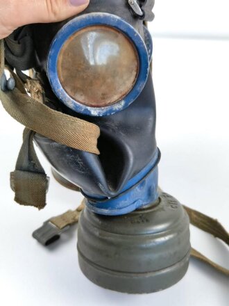 Gasmaske Wehrmacht. Komplett zusammengehörig, ungereinigt