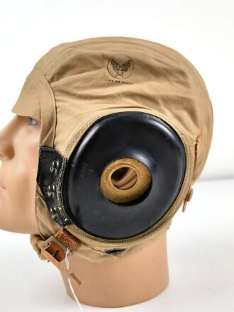 U.S. Army Air Force WWII, Type AN-H-15 Flight Helmet in...