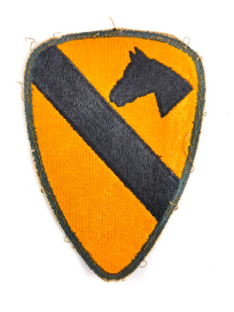 U.S. WWII , shoulder patch 1st Cavalry, uniform removed