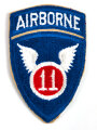 U.S. WWII , shoulder patch 11th Airborne