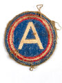 U.S. WWII , shoulder patch Third Army, uniform removed