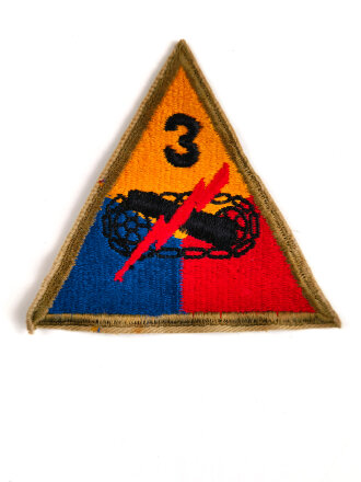 U.S. WWII , shoulder patch 3rd Armored Division