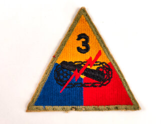 U.S. WWII , shoulder patch 3rd Armored Division