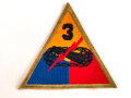 U.S. WWII , shoulder patch 3rd Armored Division