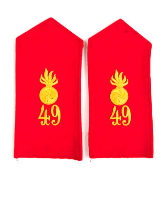 Württemberg , Paar Schulterklappen für einen Angehörigen im Feldartillerie Regiment Nr.49 Ulm