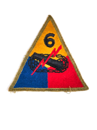 U.S. WWII , shoulder patch 6th Armored Division