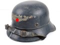 Stahlhelm Luftschutz. In allen Teilen Original, ungereinigtes Stück