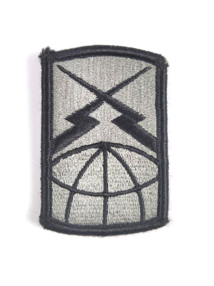 U.S. Army modernes ACU Ärmelabzeichen der 160th Signal Brigade, 9,00