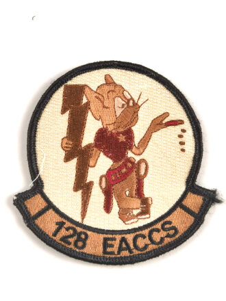 U.S. Army modernes  Ärmelabzeichen "128 EACCS"  Georgia Air national Guards