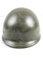 Stahlhelm Innenhelm oder Paradehelm. Überlackiertes Stück, Belgisch ?