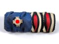 2er Bandspange mit Auflage Treudienst- Ehrenzeichen 25 Jahre, Breite 45 mm