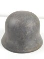 Deutschland nach 1945,  Stahlhelm Modell 1940. Kopfgrösse 58