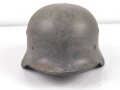 Deutschland nach 1945,  Stahlhelm Modell 1940. Kopfgrösse 58