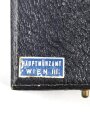 Etui für ein Verwundetenabzeichen 1939 in Gold, Hersteller " Hauptmünzamt Wien III ", Etui im guten Zustand