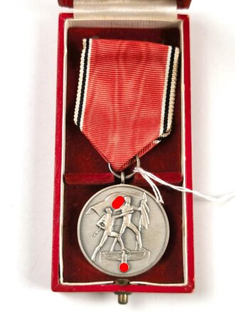 Anschlussmedaille 13. März 1938 im Etui, Medaille...