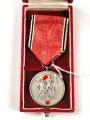 Anschlussmedaille 13. März 1938 im Etui, Medaille wie Etui im sehr guten Zustand