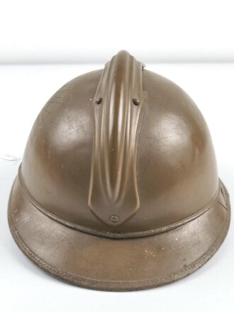 Belgien 1.Weltkrieg, Paradehelm Modell Adrian aus Preßpappe. In allen Teilen Original, ungereinigtes Stück