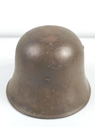 Österreich 1.Weltkrieg, Stahlhelm Modell 1917. In allen Teilen original, ungereinigtes Stück