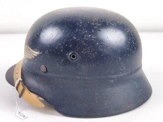 Luftschutz Stahlhelm. In allen Teilen Original, ungereinigtes Stück