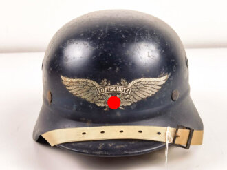 Luftschutz Stahlhelm. In allen Teilen Original, ungereinigtes Stück