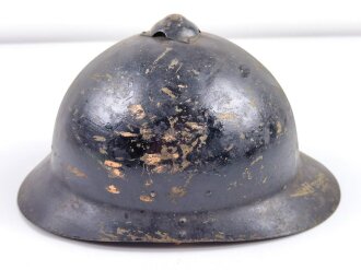 Finnland, M17 Sohlberg Stahlhelm mit wohl 20/30iger Jahre Innenfutter. Ungereinigtes Stück