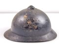 Finnland, M17 Sohlberg Stahlhelm mit wohl 20/30iger Jahre Innenfutter. Ungereinigtes Stück