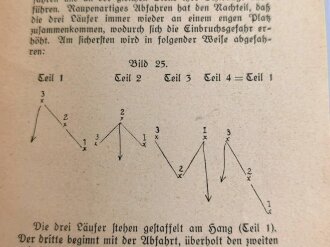 H. Dv. 374/1 "Ausbildungsvorschrift für die Gebirgstruppen" Heft 1, Alpine Technik, 82 Seiten, unter DIN A5