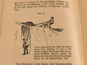 H. Dv. 374/1 "Ausbildungsvorschrift für die Gebirgstruppen" Heft 1, Alpine Technik, 82 Seiten, unter DIN A5