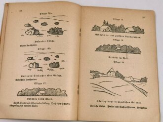 "Das militärische Geländezeichnen im Spähtruppdienst", Heft 1, 35 Seiten, unter DIN A5
