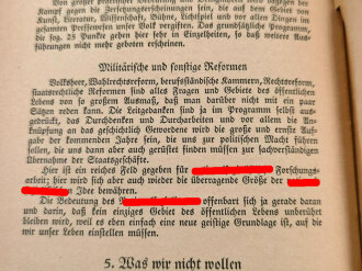 "Das Programm der NSDAP" und seine weltanschaulichen Grundgedanken von 1933