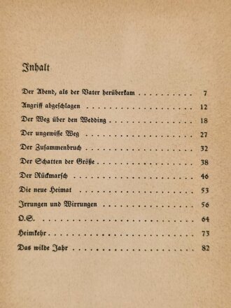 "Der Junge von der Feldherrnhalle" datiert 1937 mit Widmung " Geschenk der Adolf Hitler Schule zu Weihnachten 1937", 101 Seiten, DIN A5