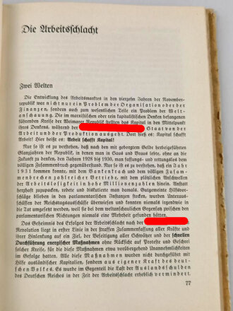 "Gebt mir 4 Jahre Zeit" Dokumente zum ersten Vierjahresplan des Führers, datiert 1937, 253 Seiten, DIN A5