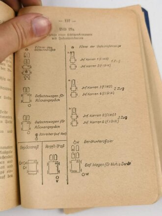 H. Dv. 130/2a "Ausbildungsvorschrift für die Infanterie" Heft 2a Die Schützenkompanie, 255 Seiten, datiert 1941, DIN A6