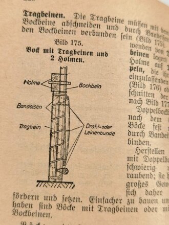 H. Dv. 316 "Pionierdienst aller Waffen" datiert 1935, 444 Seiten, DIN A6