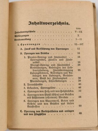 H. Dv. 316 "Pionierdienst aller Waffen" datiert...