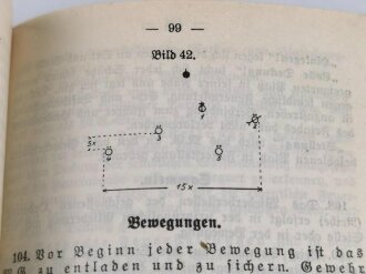 H. Dv. 130/3a "Ausbildungsvorschrift für die Infanterie" Heft 3a Die Maschinengewehrkompanie, 208 Seiten, datiert 1936, DIN A6