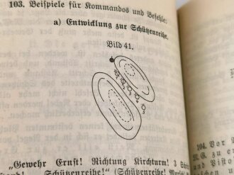 H. Dv. 130/3a "Ausbildungsvorschrift für die Infanterie" Heft 3a Die Maschinengewehrkompanie, 208 Seiten, datiert 1936, DIN A6