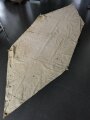 U.S. Army, 1944 dated tent, shelter half. Khaki, well used, repaired