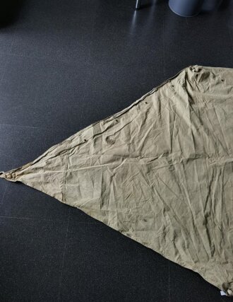 U.S. Army, 1943 dated tent, shelter half. Khaki, well...