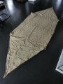 U.S. Army, 1943 dated tent, shelter half. Khaki, well used, repaired