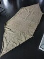 U.S. Army, 1943 dated tent, shelter half. Khaki, well used, repaired