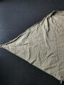 U.S. Army, 1943 dated tent, shelter half. Khaki, well used, repaired